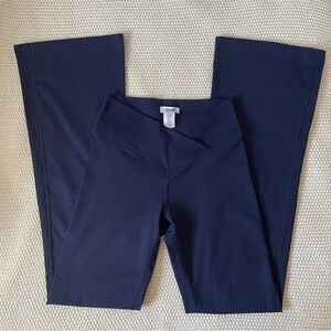 GARAGE - Navy Blue Flare Leggings